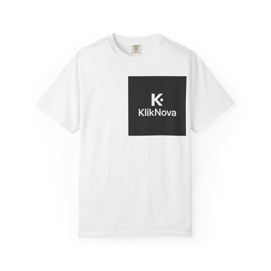 Unisex Garment-Dyed T-shirt with KlikNova Logo