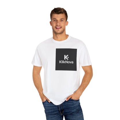 Unisex Garment-Dyed T-shirt with KlikNova Logo